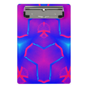 Mini Prancheta Miniárea de transferência Fluoro Azul e Rosa