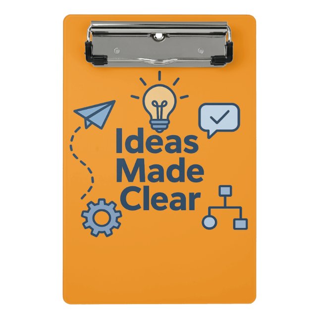 Mini Prancheta Miniárea de transferência personalizada (Frente)