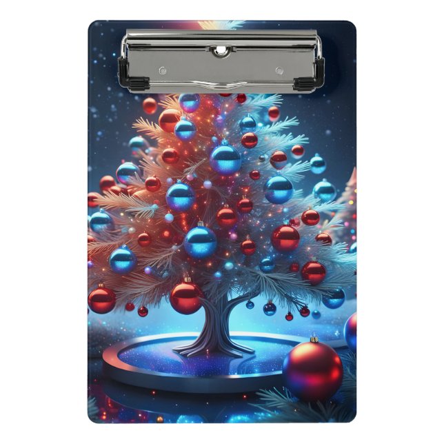 Mini Prancheta Minicarpeta de pinza navidad 1 - 002 (Frente)
