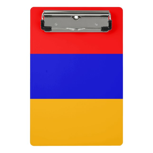 Mini Prancheta Miniprancheta com bandeira da Armênia (Frente)