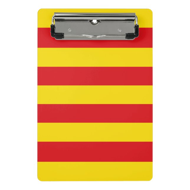 Mini Prancheta Miniprancheta com bandeira da Catalunha (Frente)