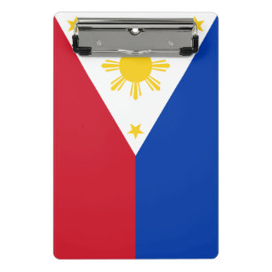 Mini Prancheta Miniprancheta com bandeira das Filipinas