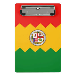 Mini Prancheta Miniprancheta com bandeira de Los Angeles, EUA