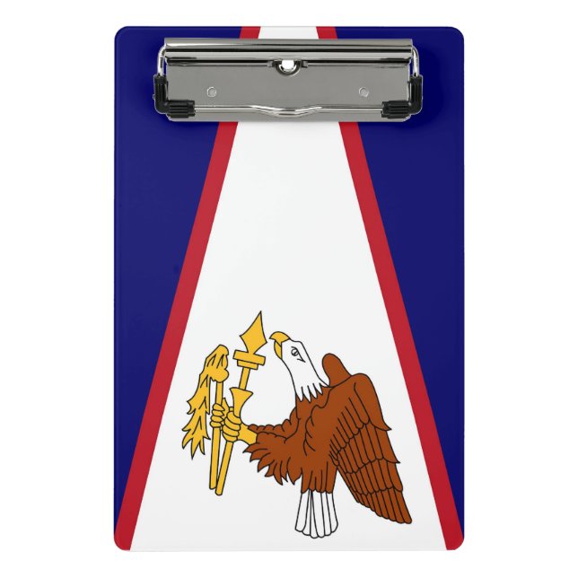 Mini Prancheta Miniprancheta com bandeira de Samoa Americana, EUA (Frente)
