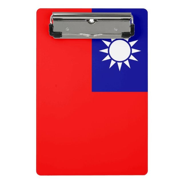 Mini Prancheta Miniprancheta com bandeira de Taiwan (Frente)