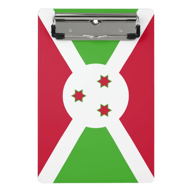 Mini Prancheta Miniprancheta com bandeira do Burundi (Frente)