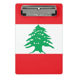 Mini Prancheta Miniprancheta com bandeira do Líbano