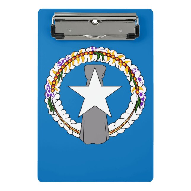 Mini Prancheta Miniprancheta com bandeira do Norte Mariana (Frente)