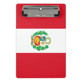 Mini Prancheta Miniprancheta com bandeira do Peru