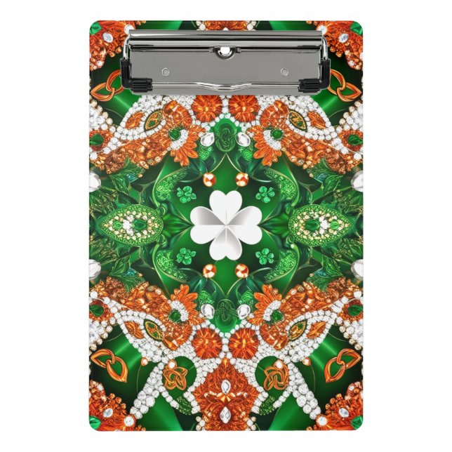 Mini Prancheta Miniprancheta com cores irlandesas (Frente)