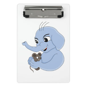 Mini Prancheta Miniprancheta de desenho animado de elefante bonit