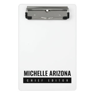 Mini Prancheta Moderno minimalista em preto e branco