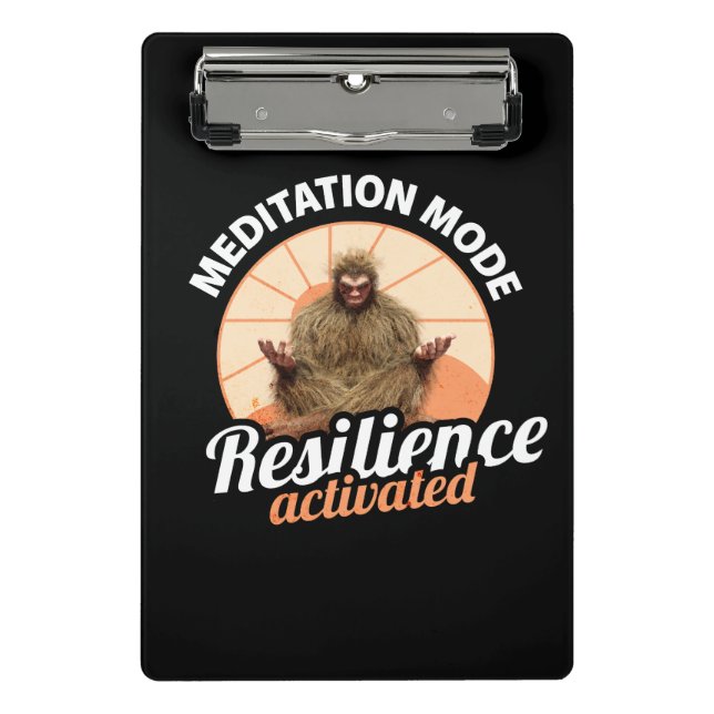 Mini Prancheta Modo Meditação Bigfoot Resiliência Ativada (Frente)