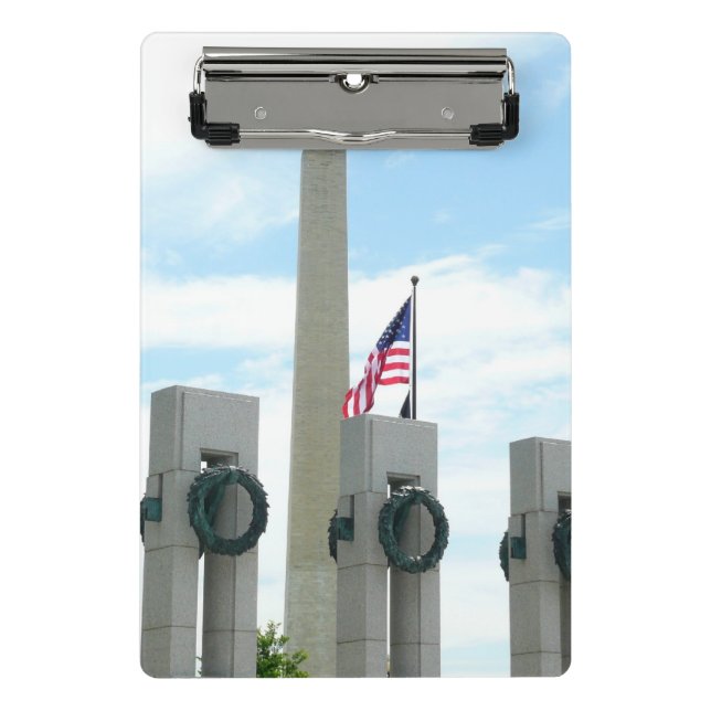 Mini Prancheta Monumento a Washington e Memorial da II Guerra Mun (Frente)