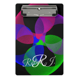 Mini Prancheta Multi Color Fusion Geometric Mini Clipboard