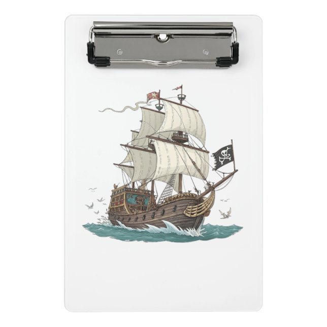 Mini Prancheta Navio Pirata (Frente)