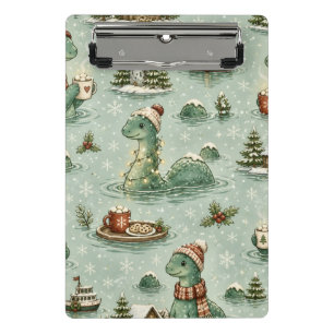 Mini Prancheta Nessie do Natal Monstro do Lago Ness Aconchegante