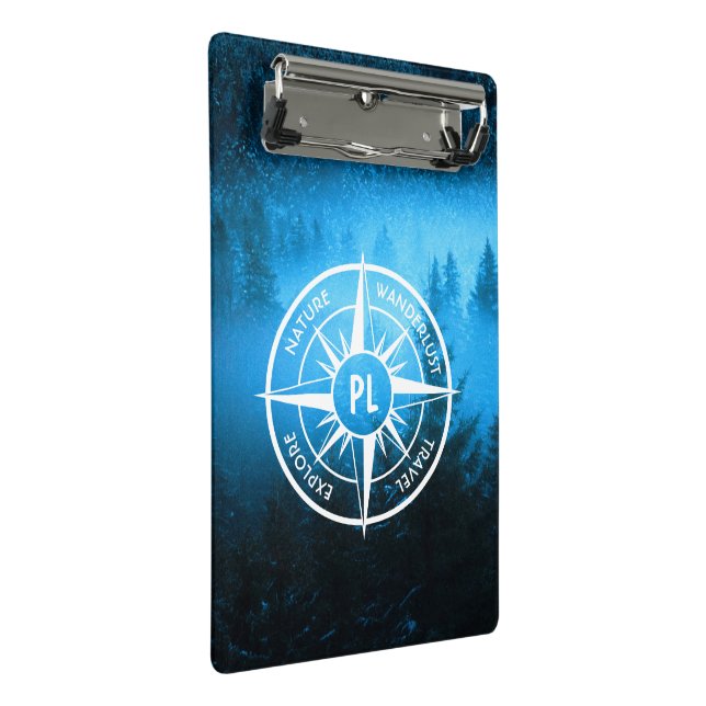 Mini Prancheta Névoa emblem monograma em estrela de pântano (Inclinado)