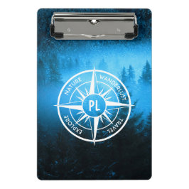 Mini Prancheta Névoa emblem monograma em estrela de pântano