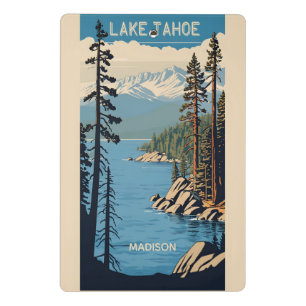Mini Prancheta Nome Personalizado Lago Tahoe
