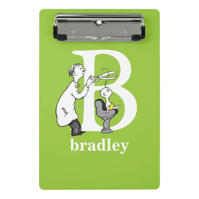 Mini Prancheta O ABC do Dr. Seuss: Letra B - Branco | Adicione se (Frente)