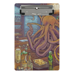 Mini Prancheta Octopus Bartender