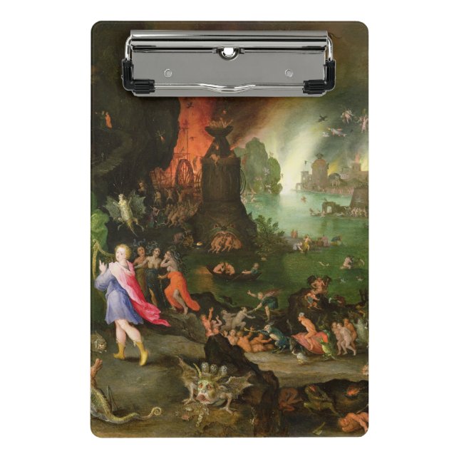 Mini Prancheta Orpheus com uma harpa que joga a Pluto (Frente)