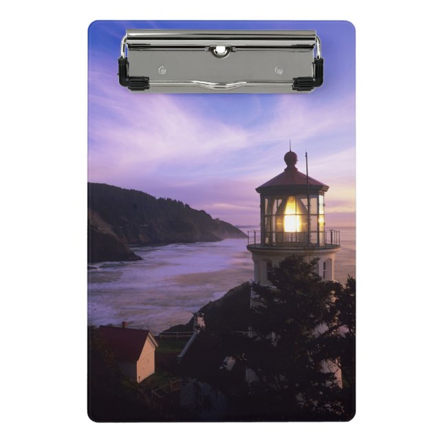 Mini Prancheta OU, Costa do Oregon, Farol de Heceta Head em (Frente)