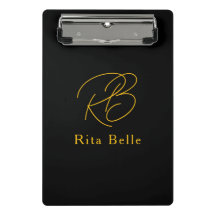 Ouro Negro Nome Personalizado Elegante