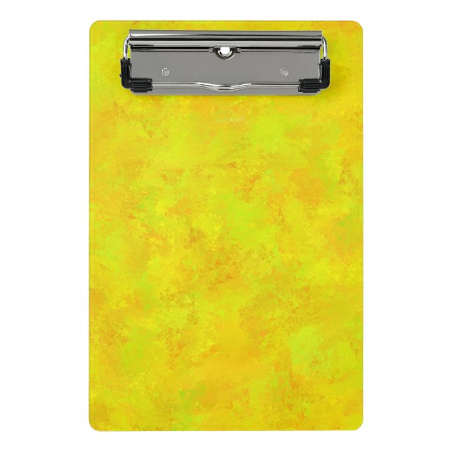Mini Prancheta Padrão Abstrato Laranja Amarelo Verde (Frente)