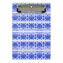 Mini Prancheta Padrão Árabe Mediterrâneo Grego Azul