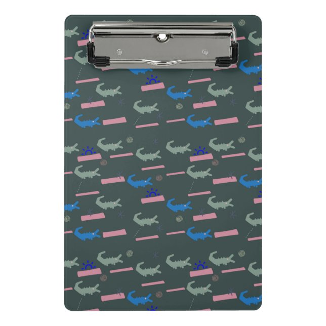 Mini Prancheta Padrão de Alligador (Frente)