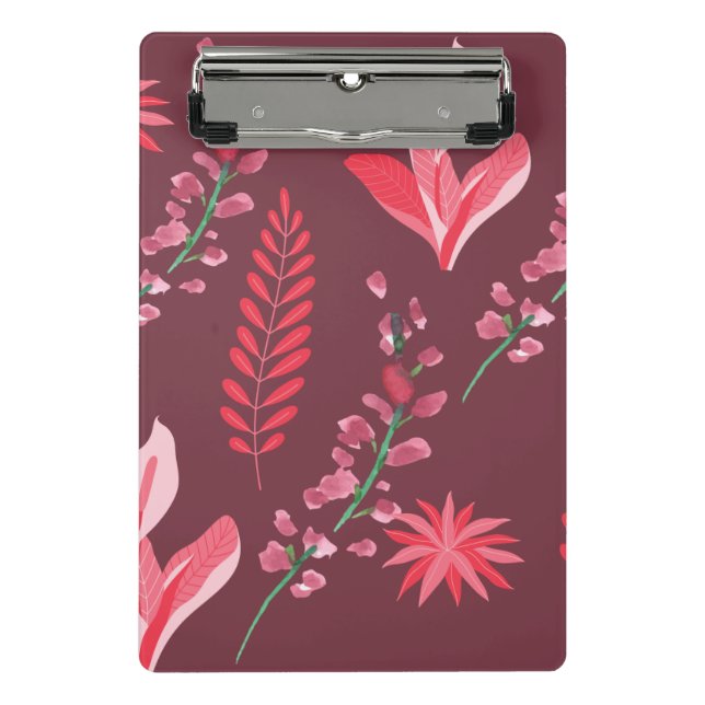 Mini Prancheta Padrão de flores. (Frente)