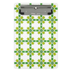 Mini Prancheta Padrão De Folha, Padrão De Folhas, Folhas Verdes