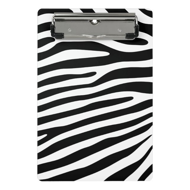 Mini Prancheta Padrão de listras zebra + seu histórico e ideias (Frente)
