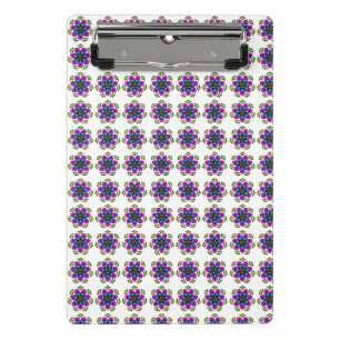 Mini Prancheta Padrão de Mandala Floral
