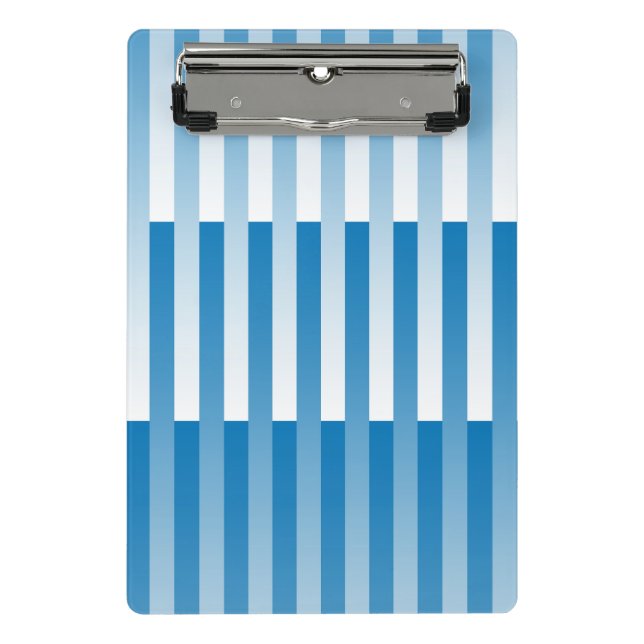 Mini Prancheta Padrão de Strike Branco Azul (Frente)
