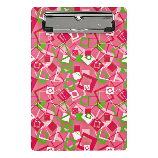 Mini Prancheta Padrão dos quadrados retrorreflectores (Frente)