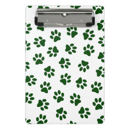 Mini Prancheta Padrões De Patas, Pistas De Cães, Pistas Verdes