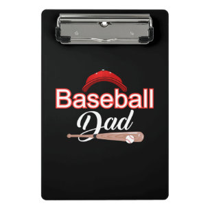 Mini Prancheta Pai de beisebol Dia de os pais Trendy Mens Baseb