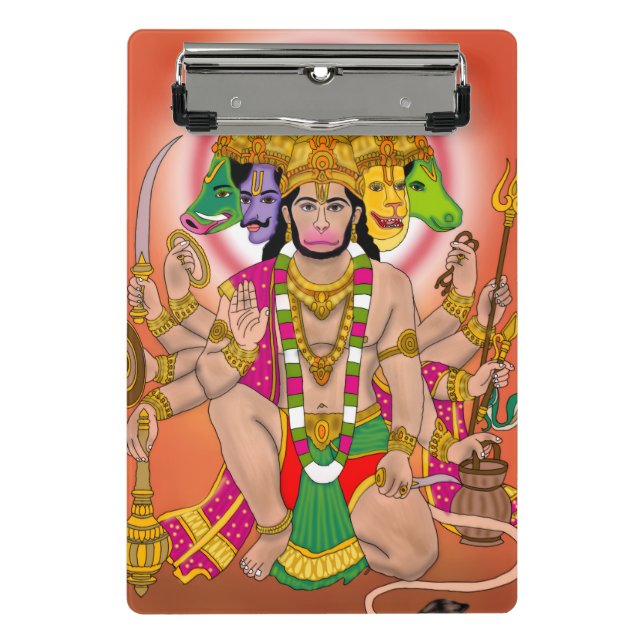 Mini Prancheta  Panchmukhi Hanuman  (Frente)