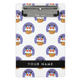 Mini Prancheta Papai Noel Na Chaminé, Neve, Natal, Ano Novo