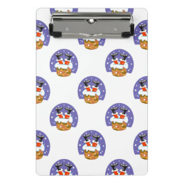 Mini Prancheta Papai Noel Na Chaminé, Neve, Natal, Ano Novo