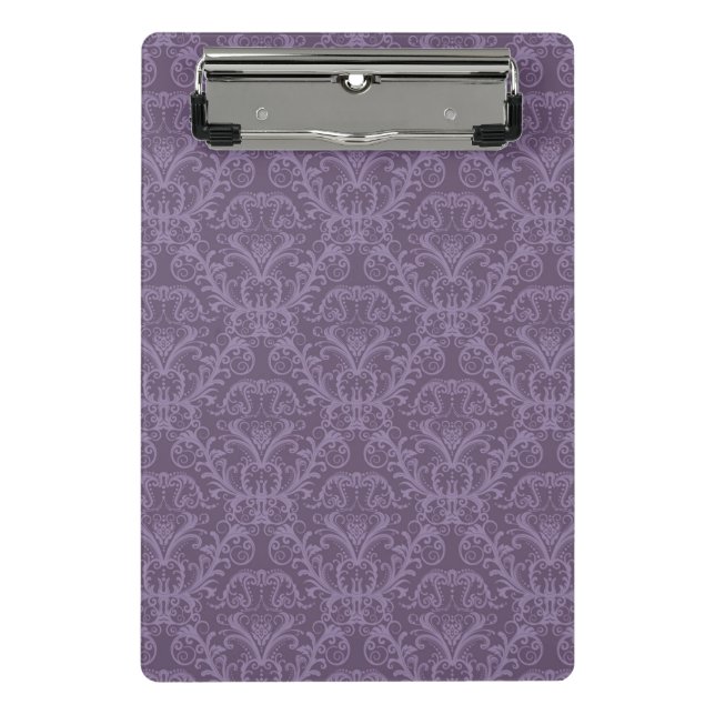 Mini Prancheta Papel de parede floral roxo 2 (Frente)