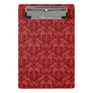 Mini Prancheta Papel de parede vermelho