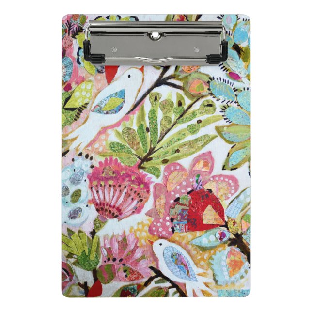 Mini Prancheta Pássaros de Papel II (Frente)