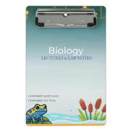 Mini Prancheta Pasta de biologia – Notas de estudo e organização