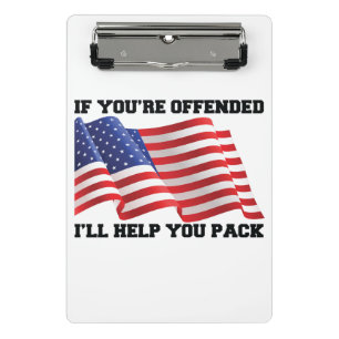Mini Prancheta Patriota Americano