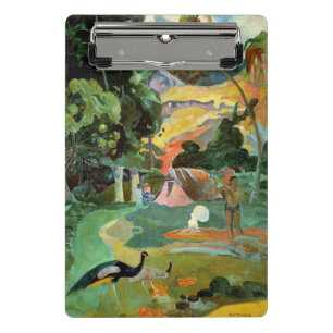 Mini Prancheta Paul Gauguin Matamoe ou, paisagem com pavões