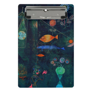 Mini Prancheta Paul Klee Fish Magic Abstrato Pintura Gráfica